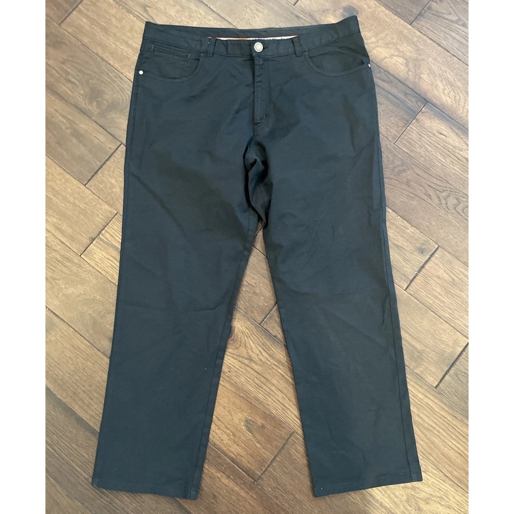 Tommy Bahama Pants Mens 38X32 IslandZone Performance 5-Pocket Black